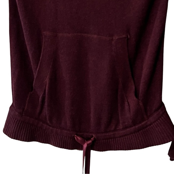 Lululemon Sweet Savasana Pullover Hooded Sweater Heathered Bordeaux Size 4 - Picture 13 of 16